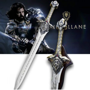 The Sword of King LLane from Warcraft FROSTMOURNE REPLICA with FREE WALL PLAQUE