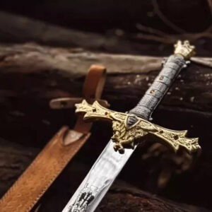 King Arthur Excalibur Gold Medieval Replica Sword | Legendary Collectible